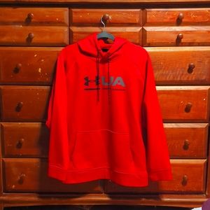 Under Armour Red Hoody Mens Large